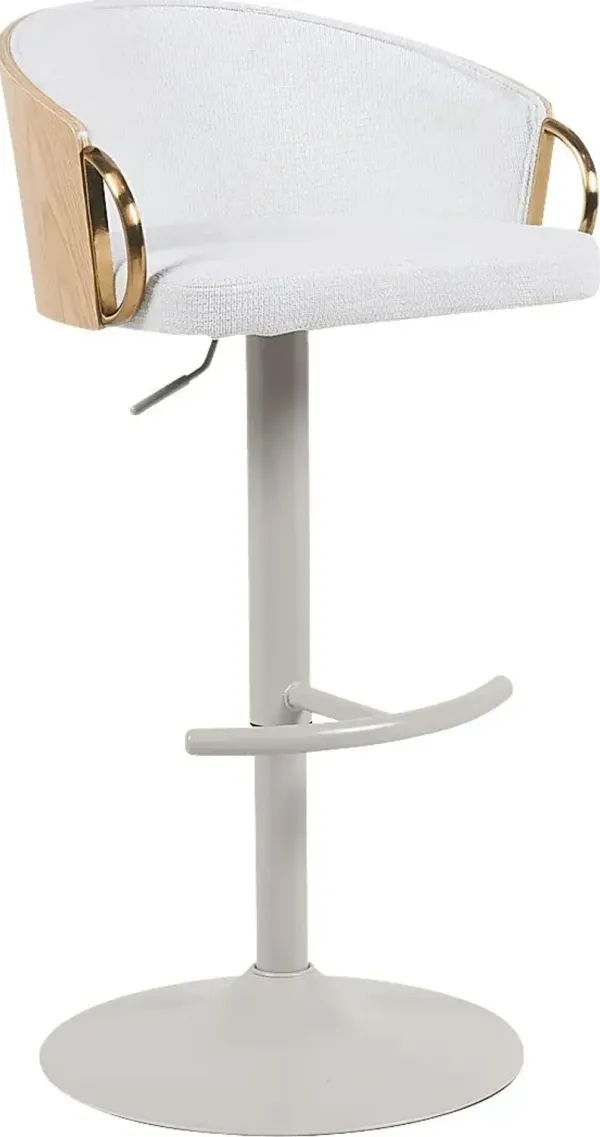Yewshine White Barstool