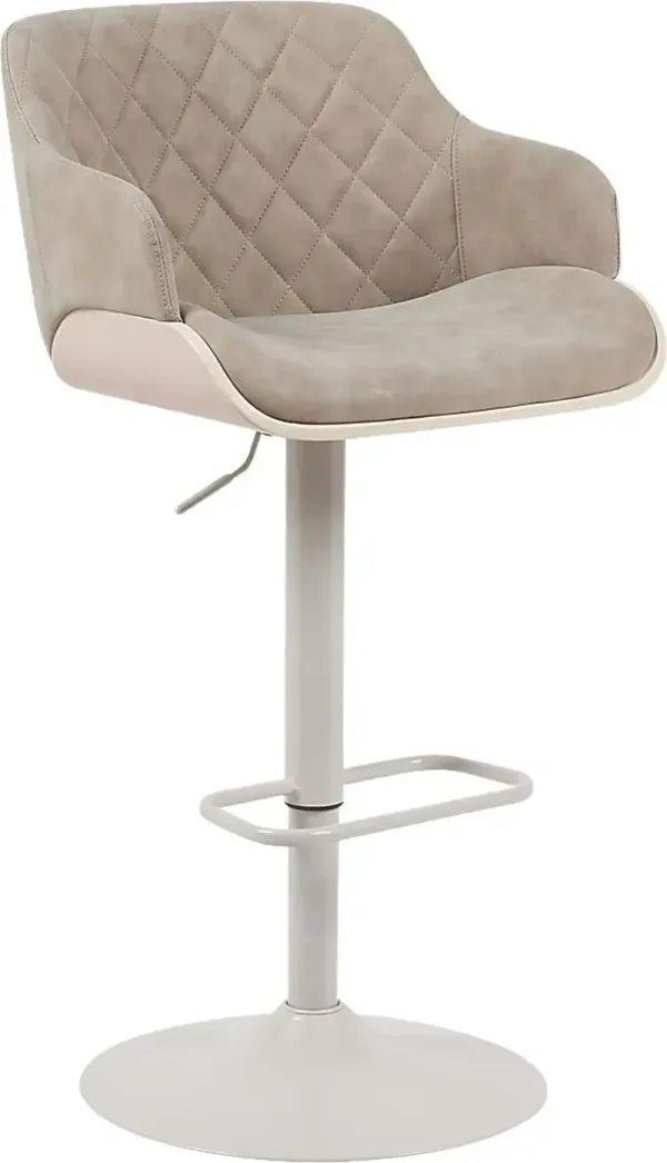 Honeypoint Taupe Barstool