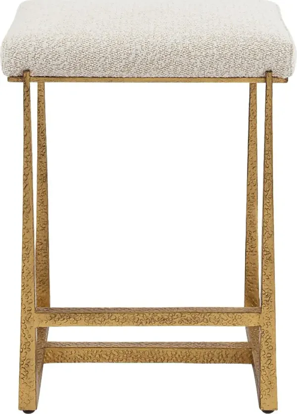 Roial I White Barstool