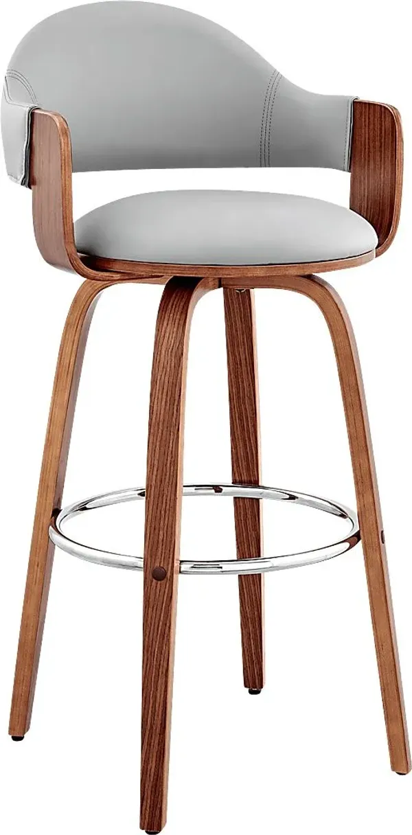 Tigressy I Gray Barstool