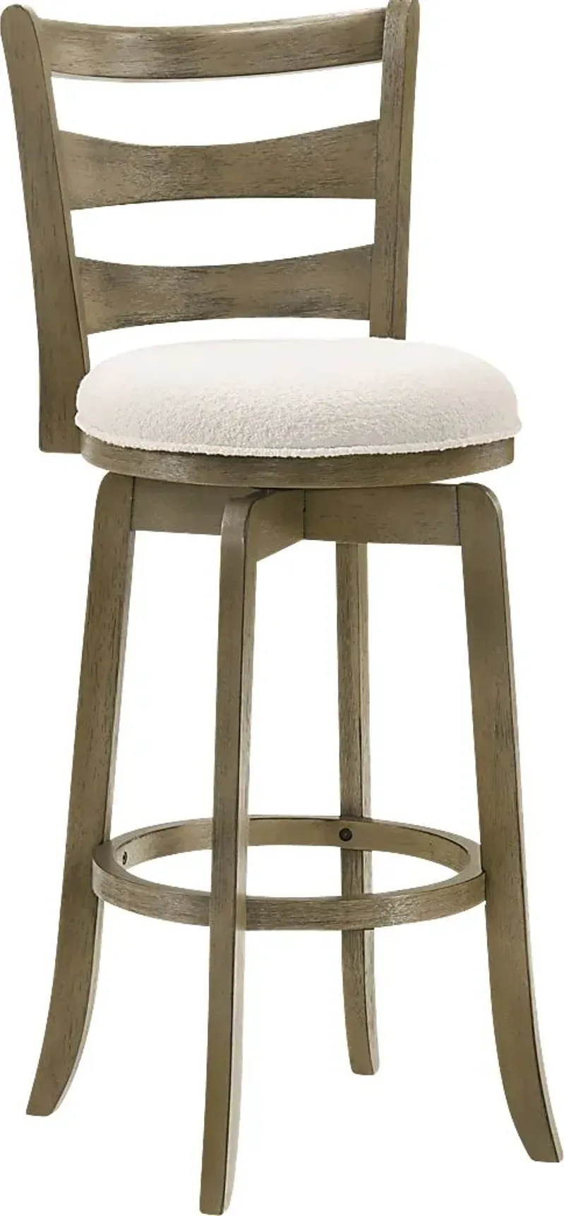 Tuliprover Brown Swivel Barstool