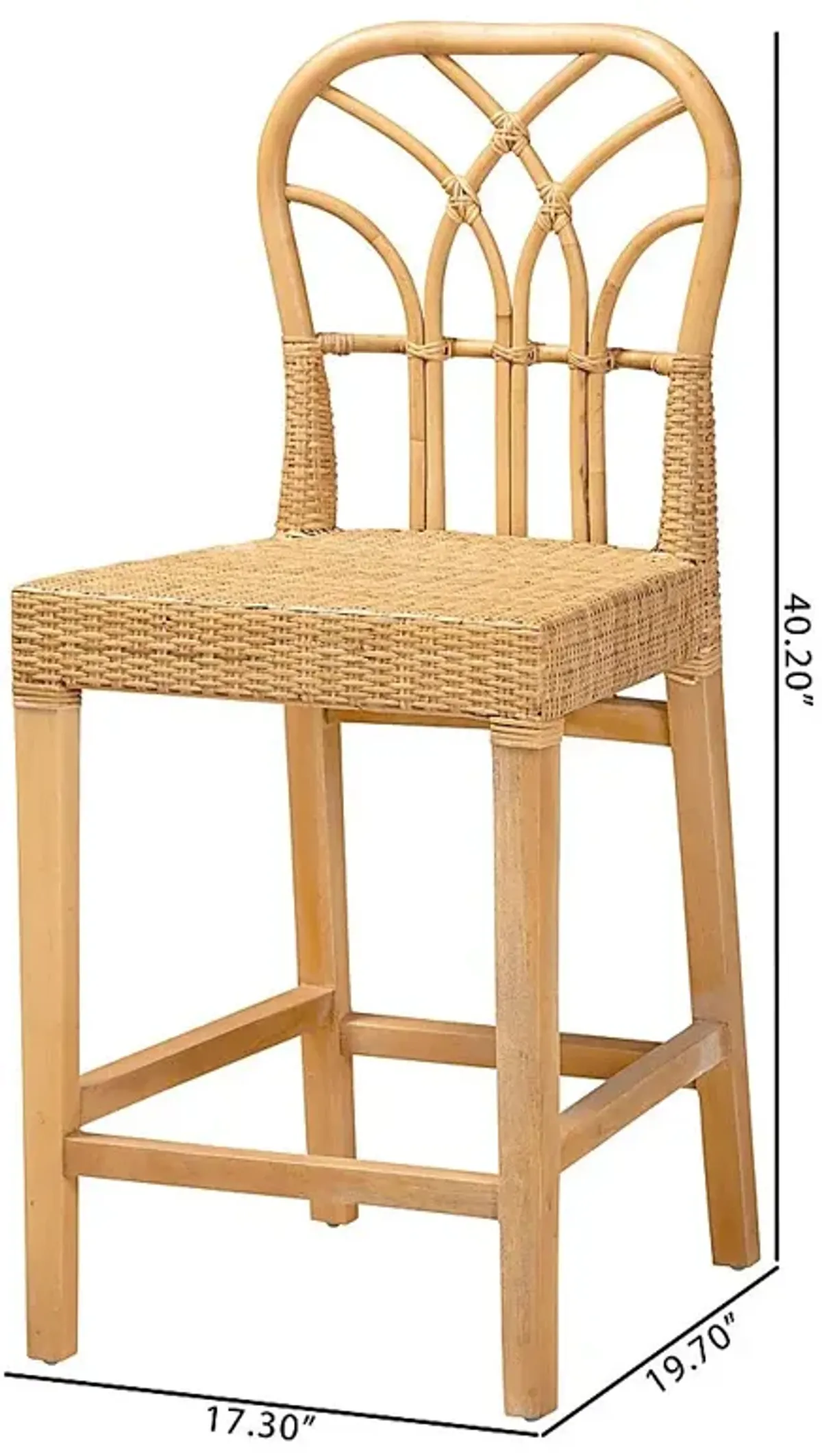 Blachleyville Natural Counter Stool