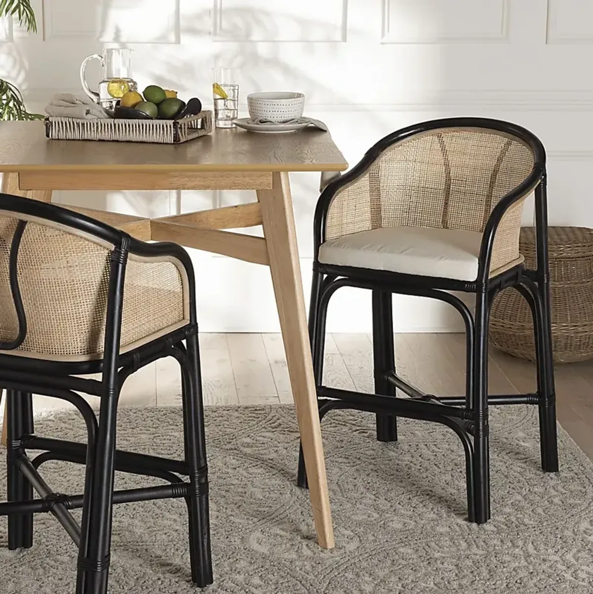 Branchaud Black Counter Stool