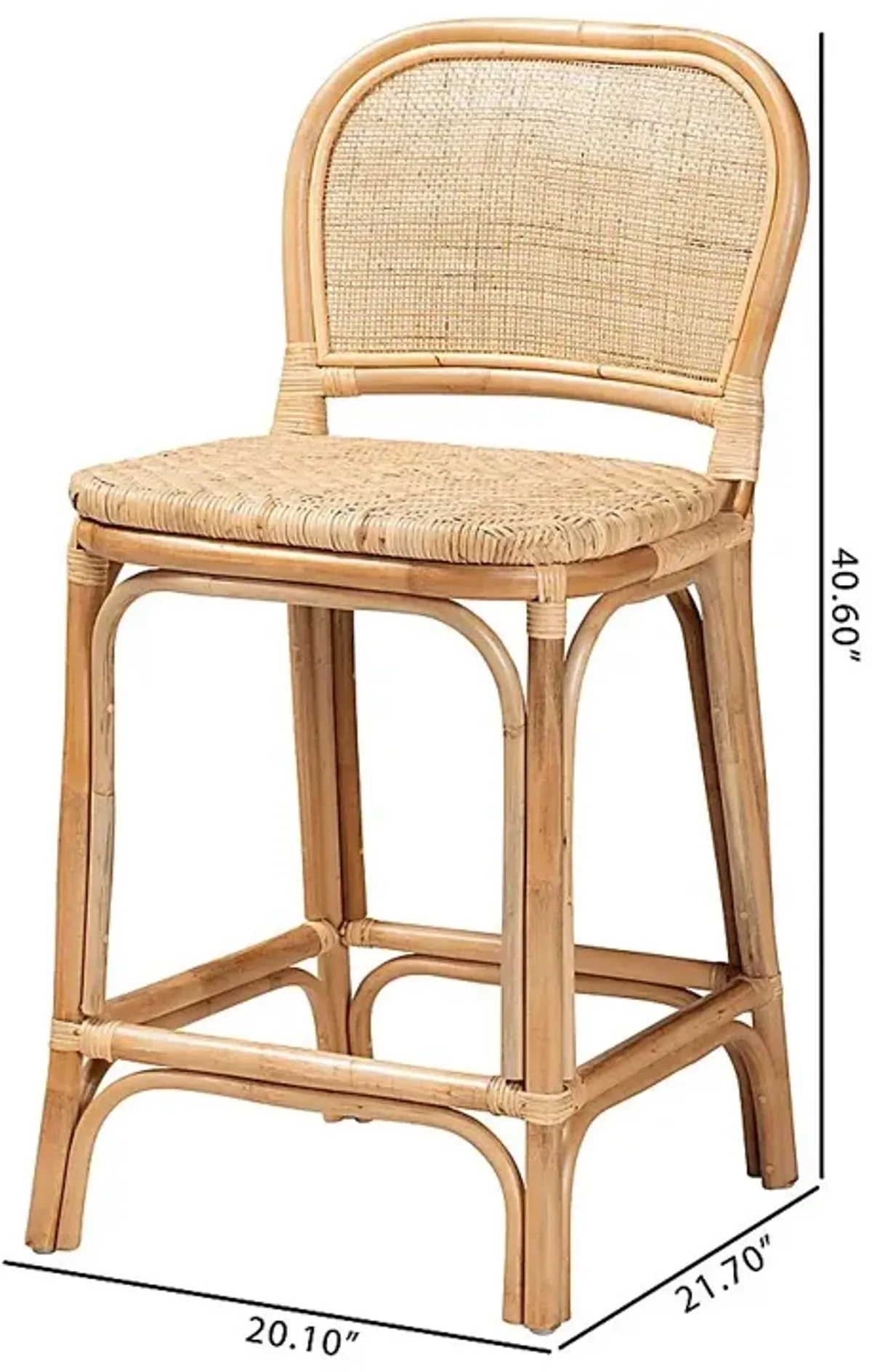 Wehrle Brown Counter Stool