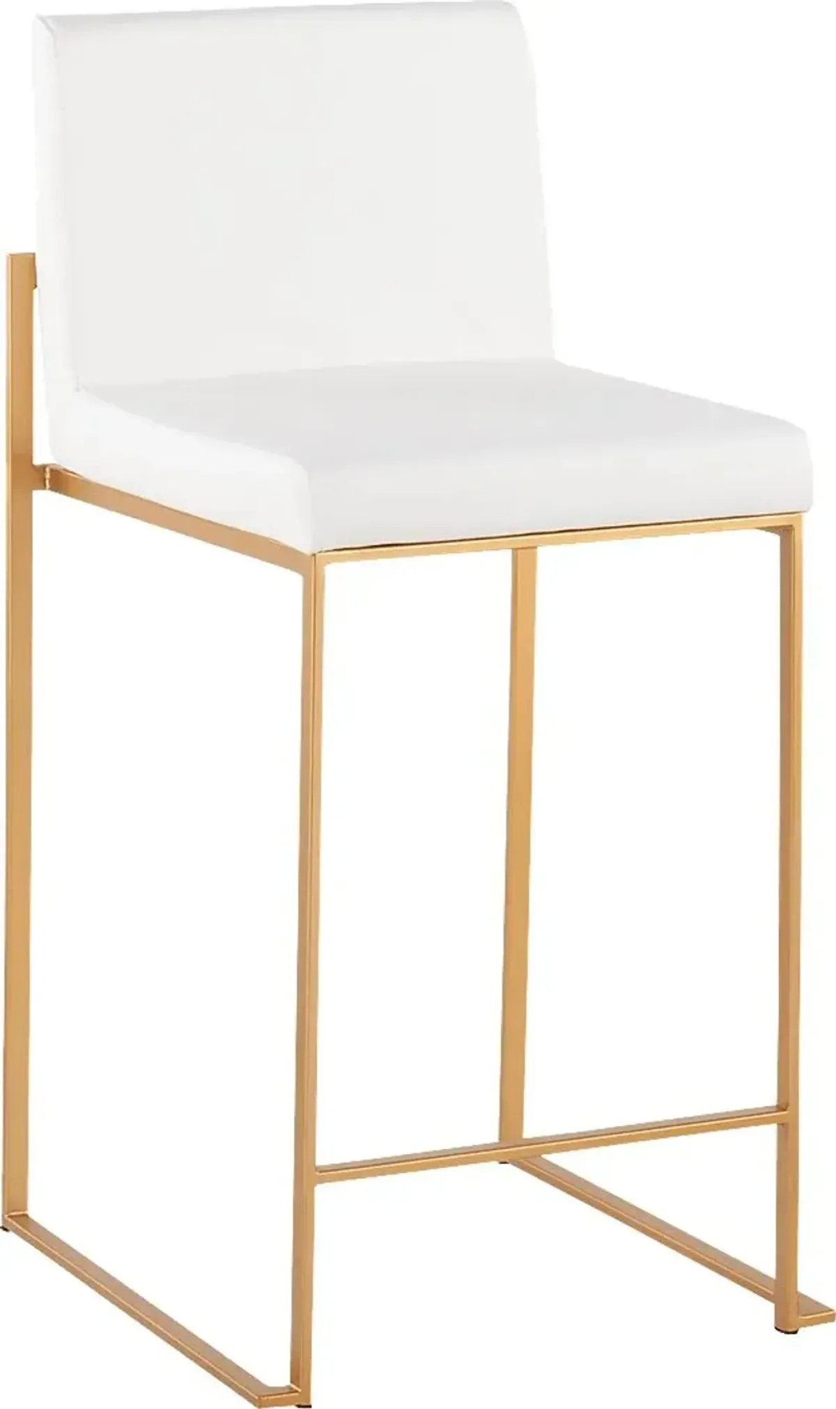 Nowotny III White Counter Height Stool, Set of 3