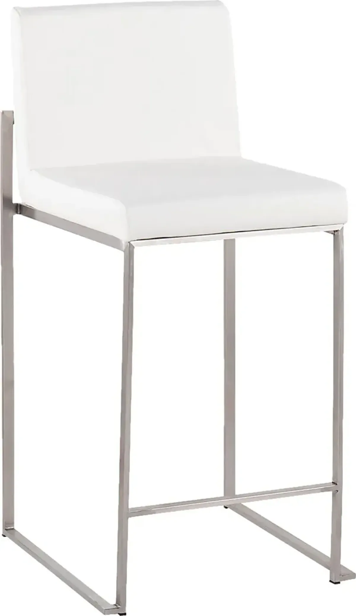 Nowotny V White Counter Height Stool, Set of 3