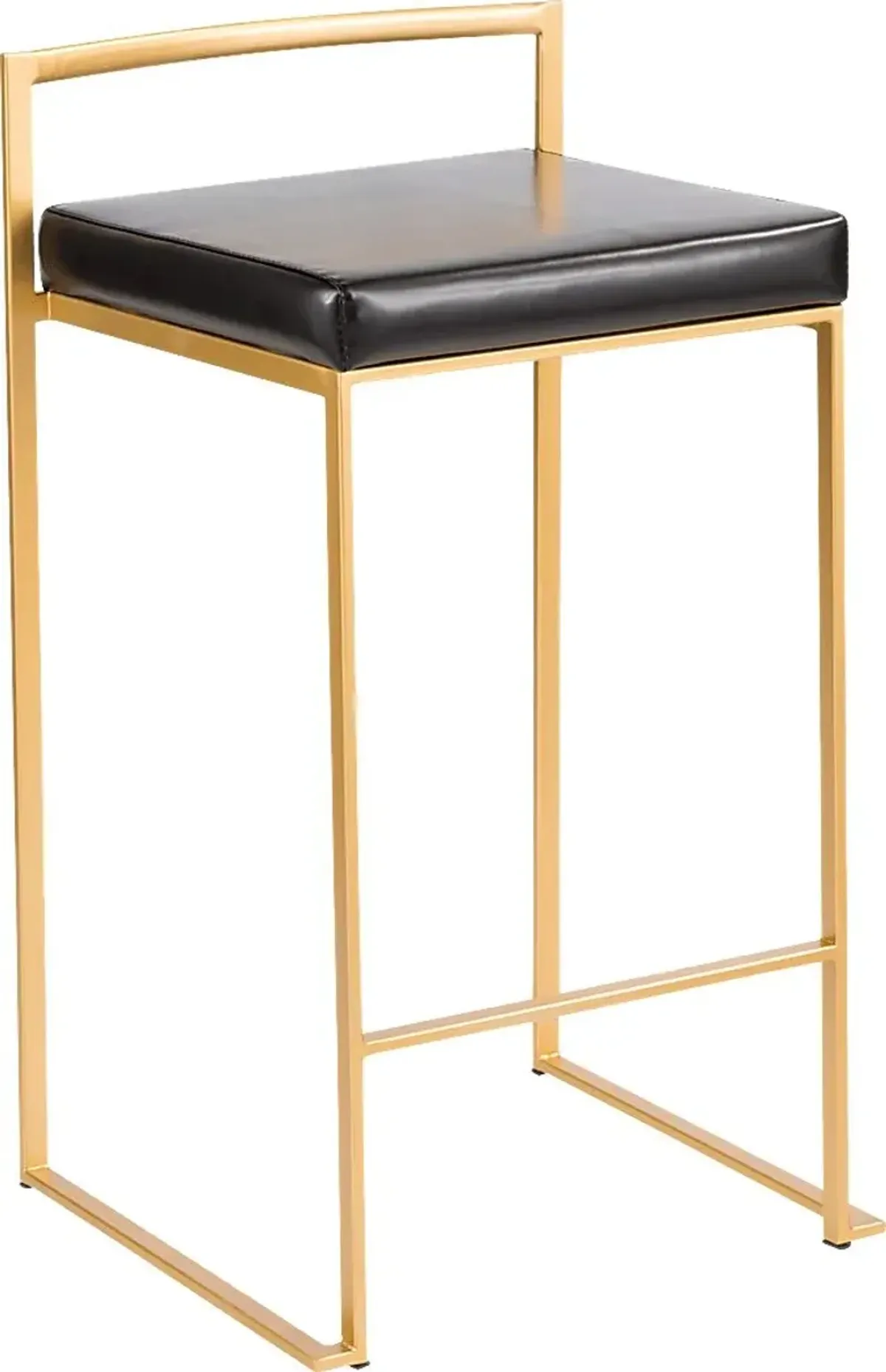 Sora VI Black Counter Height Stool, Set of 3