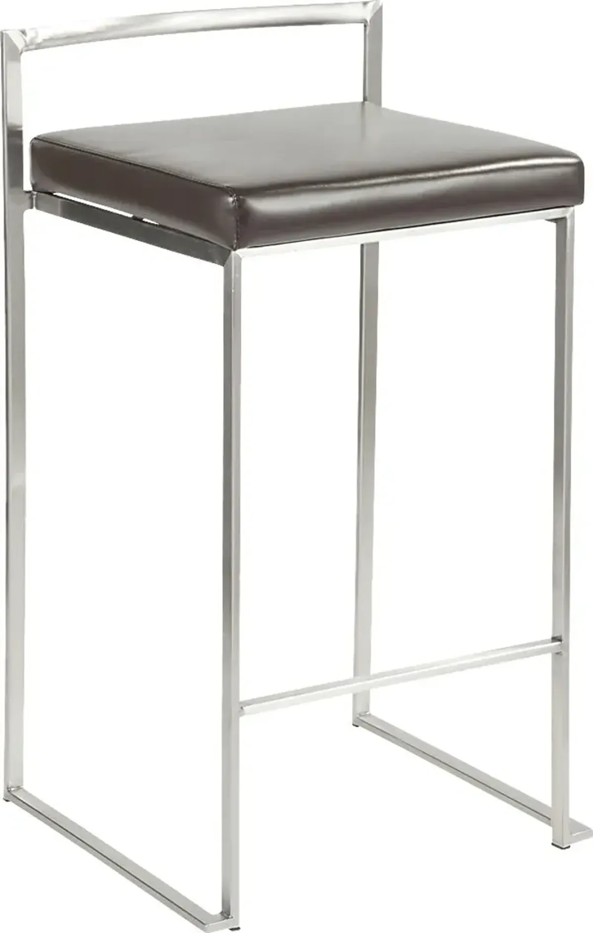 Birdlake IV Gray Counter Height Stool, Set of 3