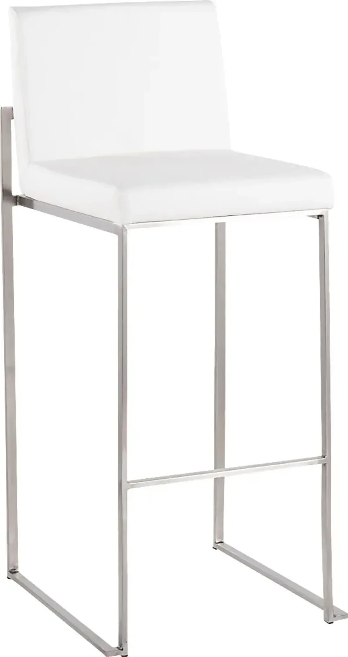 Nowotny V White Barstool, Set of 3