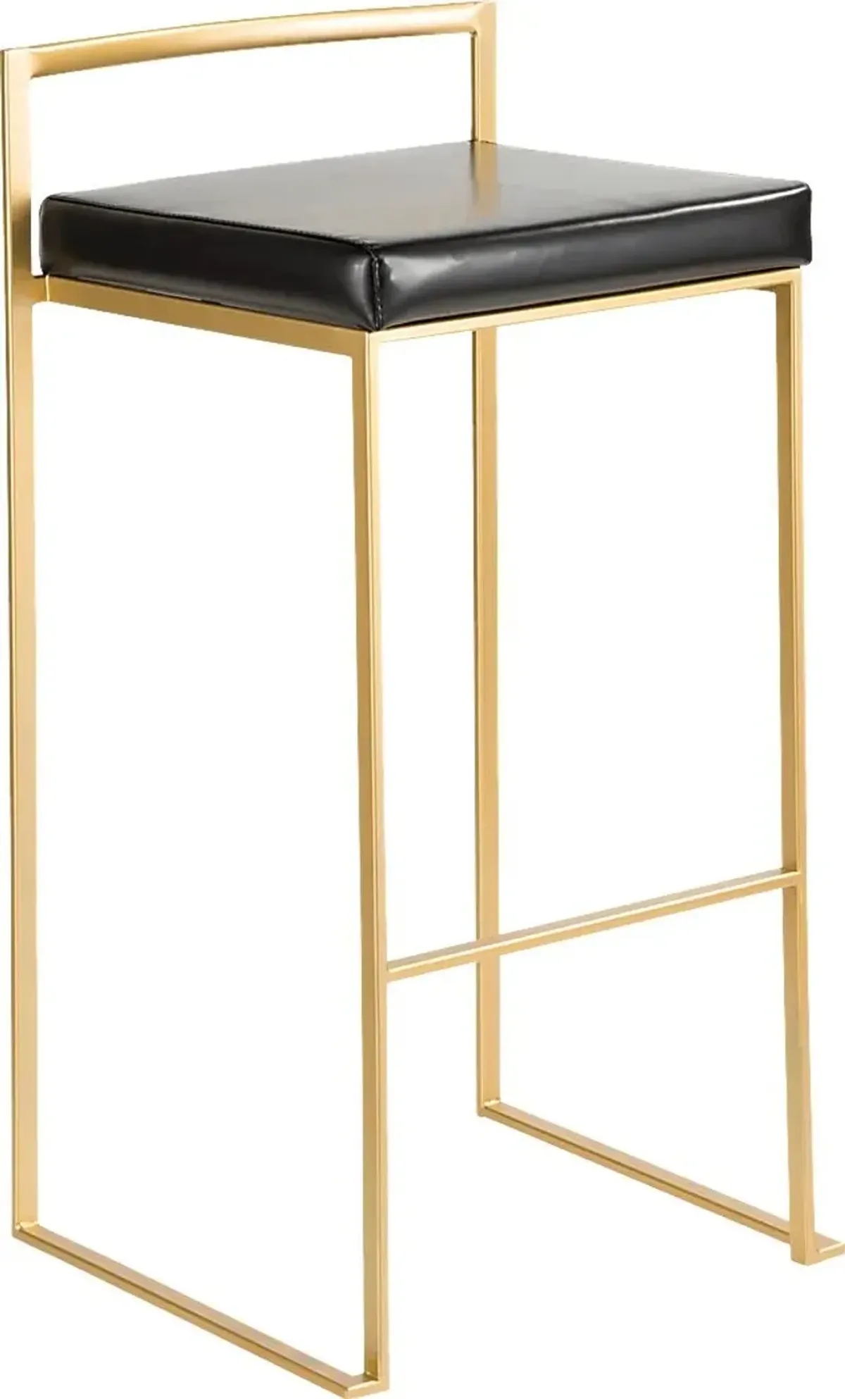 Sora Black Barstool, Set of 3