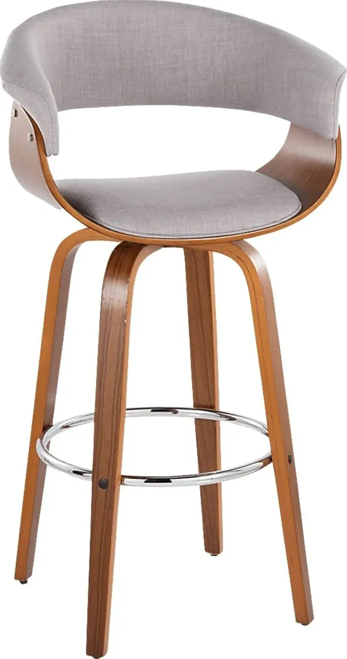 Uandi II Stone Swivel Counter Height Stool, Set of 2