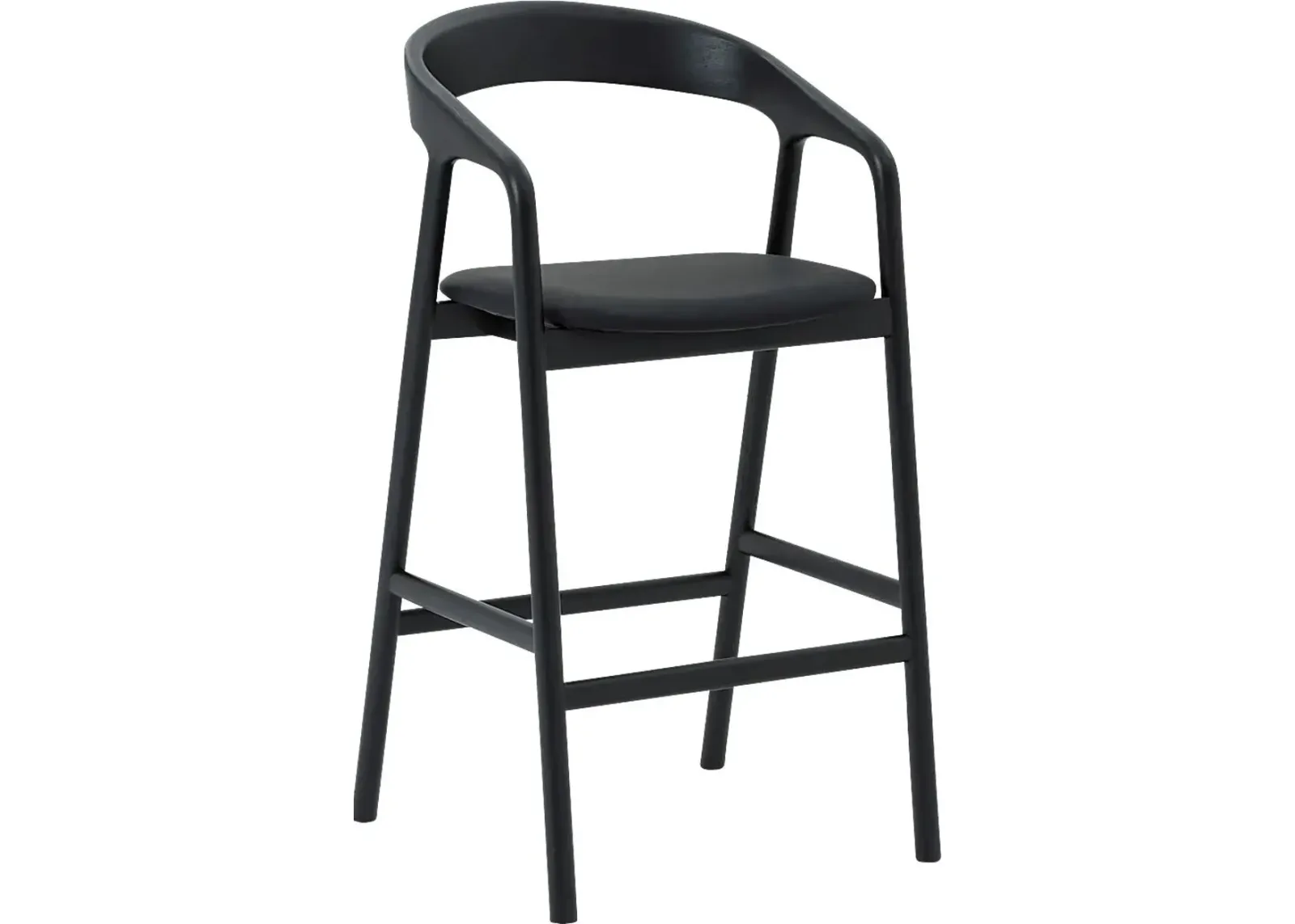 Routelow Black Barstool