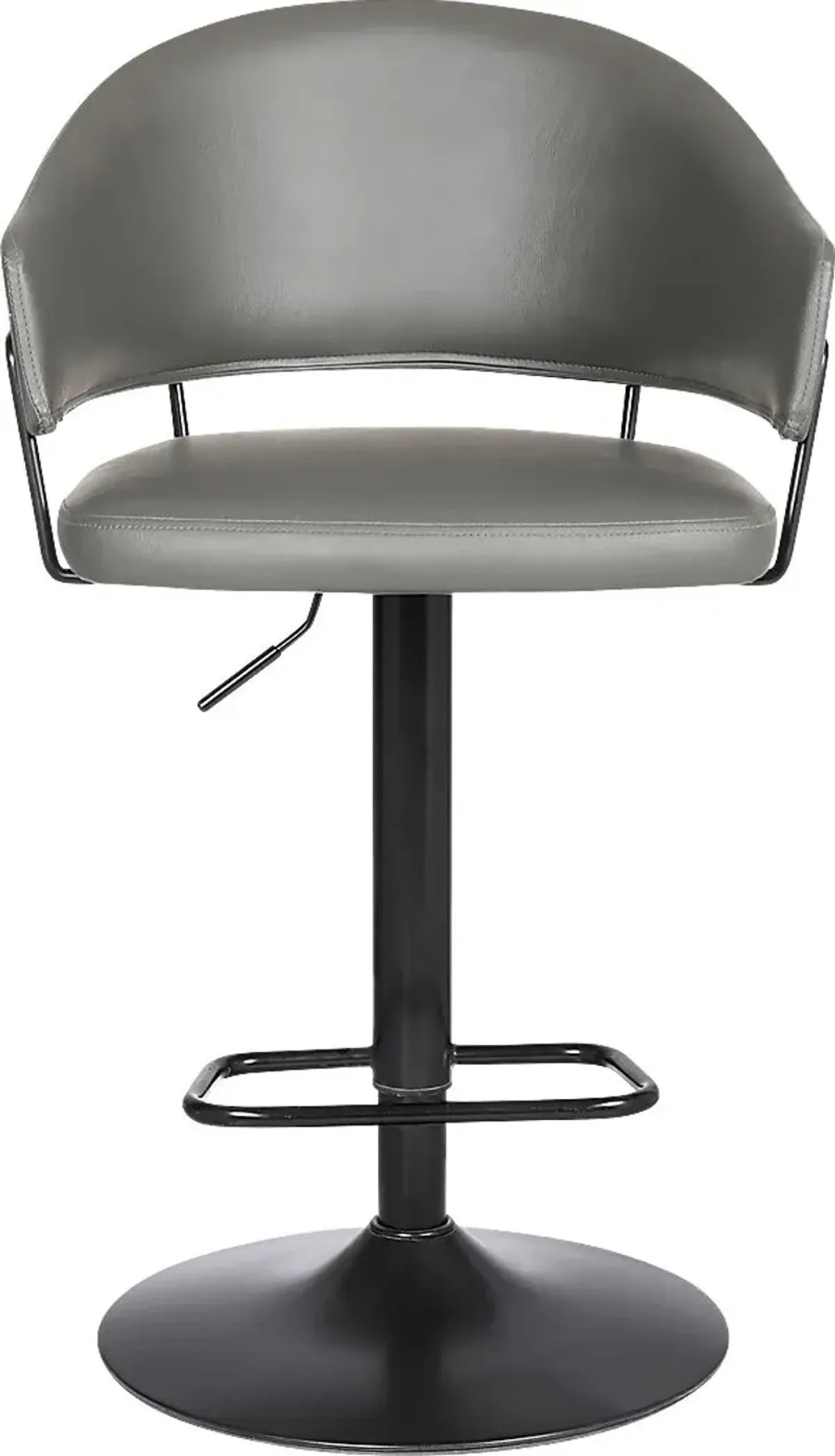 Shaahnaz Gray Adjustable Barstool