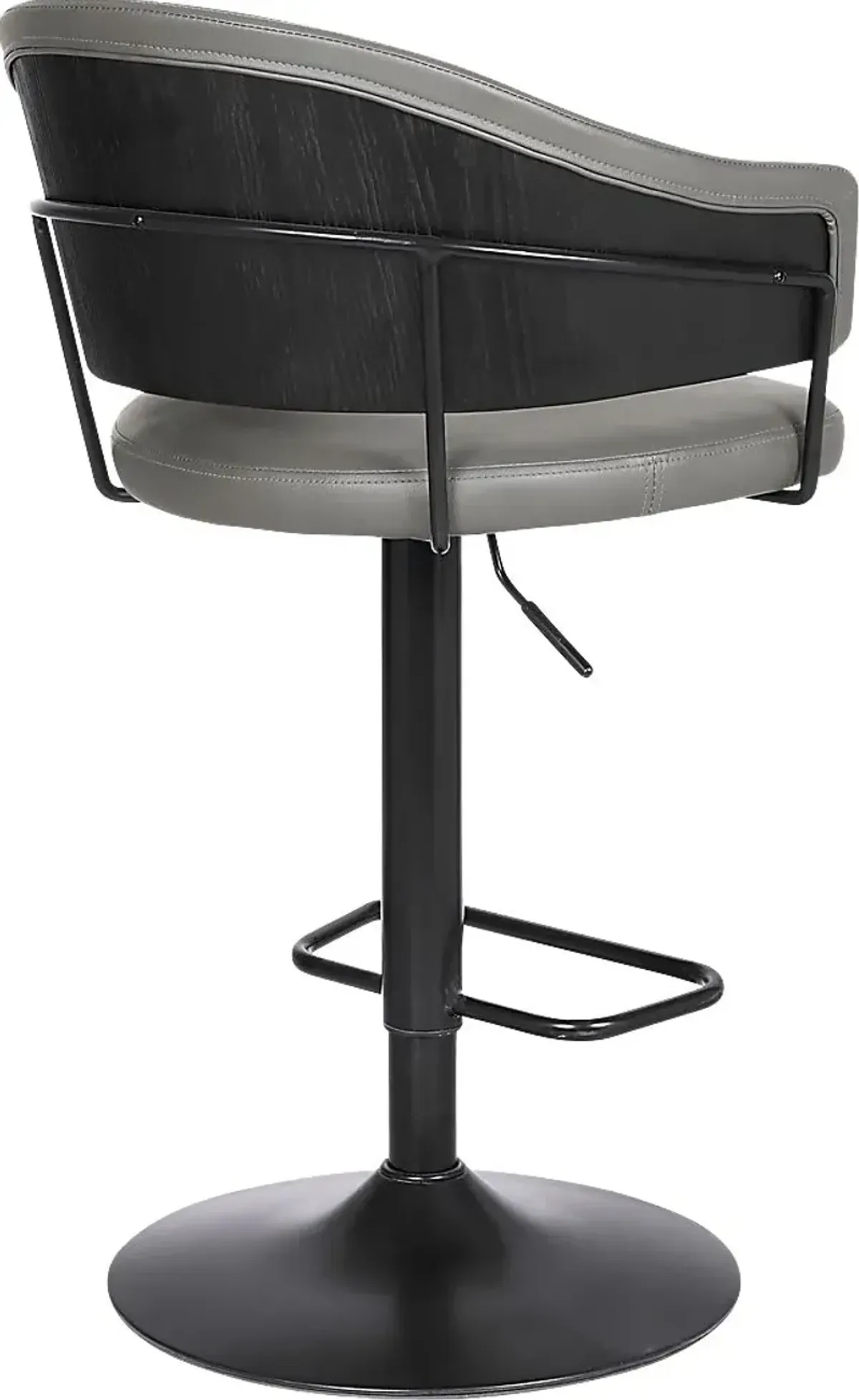 Shaahnaz Gray Adjustable Barstool