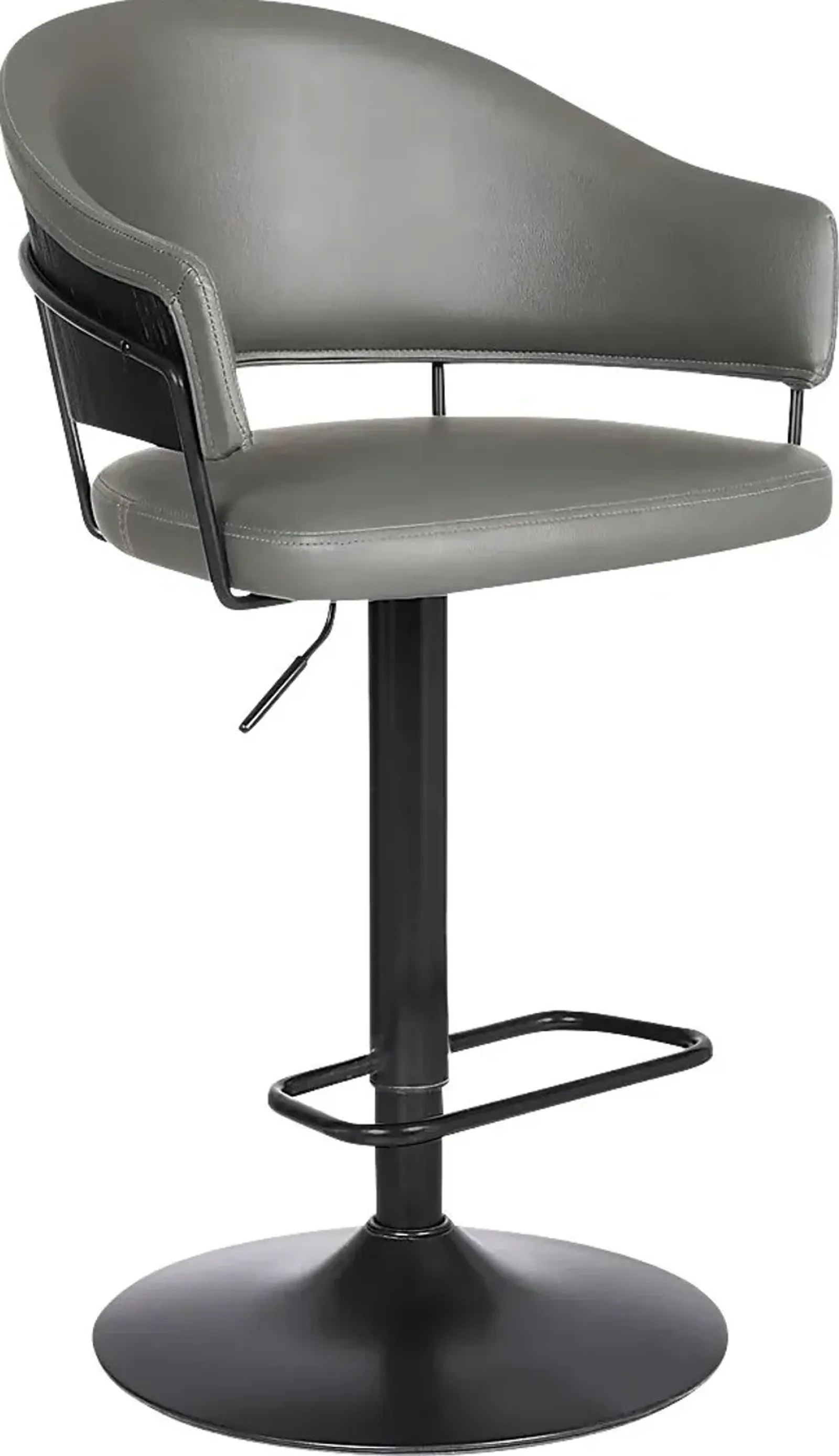 Shaahnaz Gray Adjustable Barstool