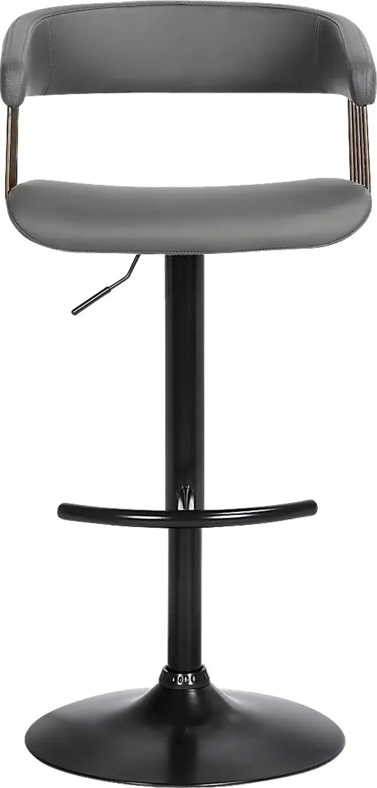 Jariya Gray Adjustable Barstool