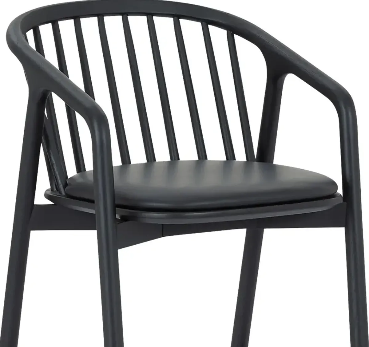 Savafait Black Barstool