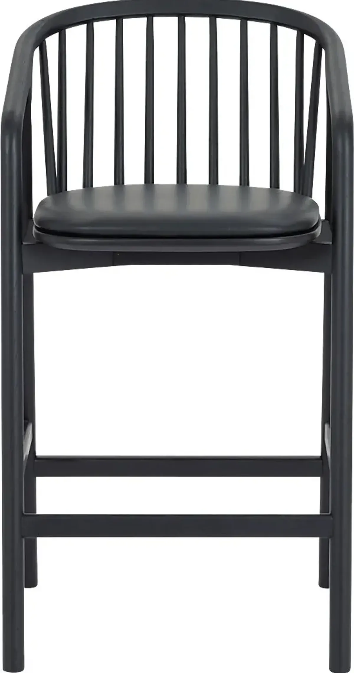 Savafait Black Barstool