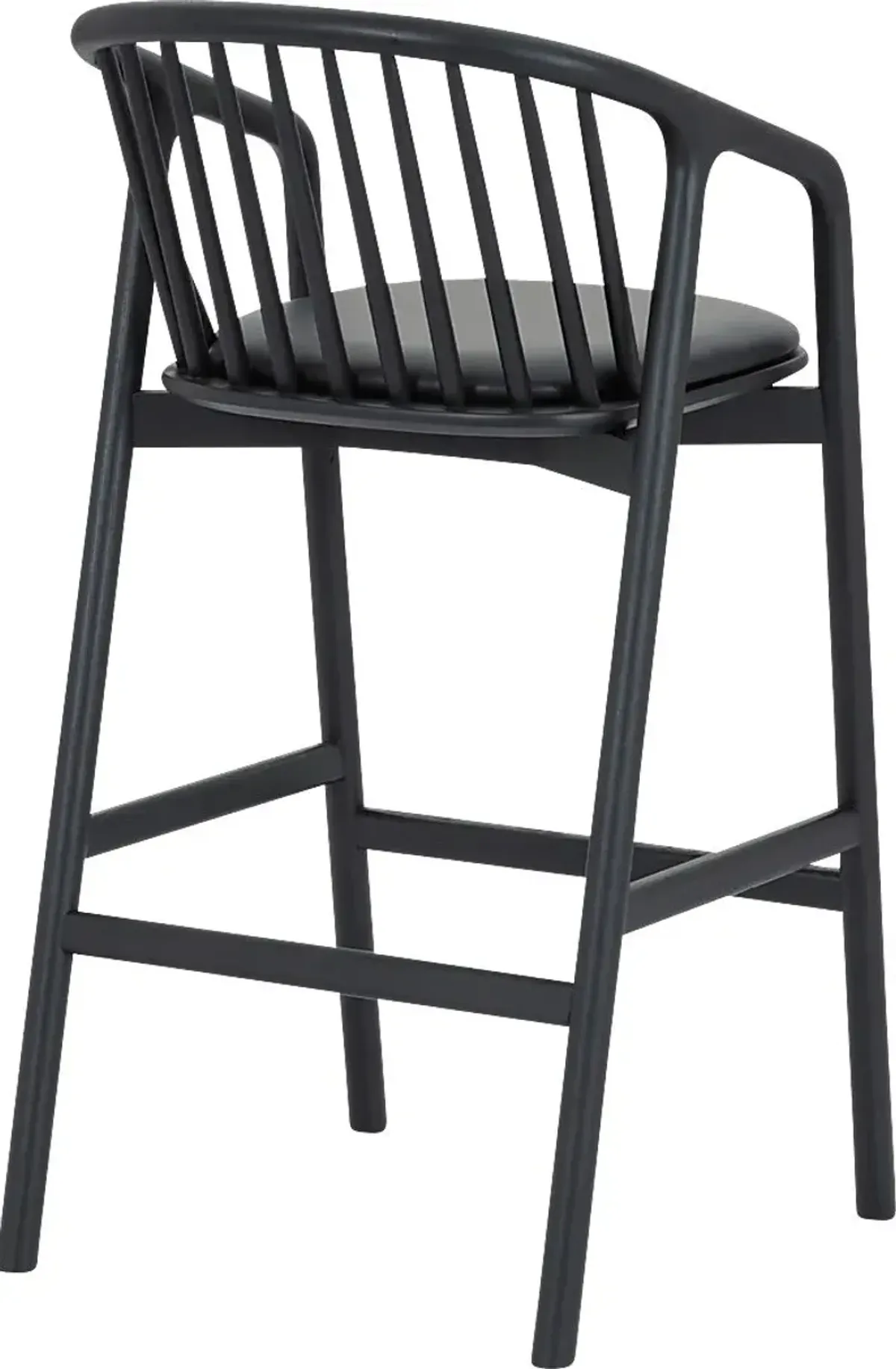 Savafait Black Barstool