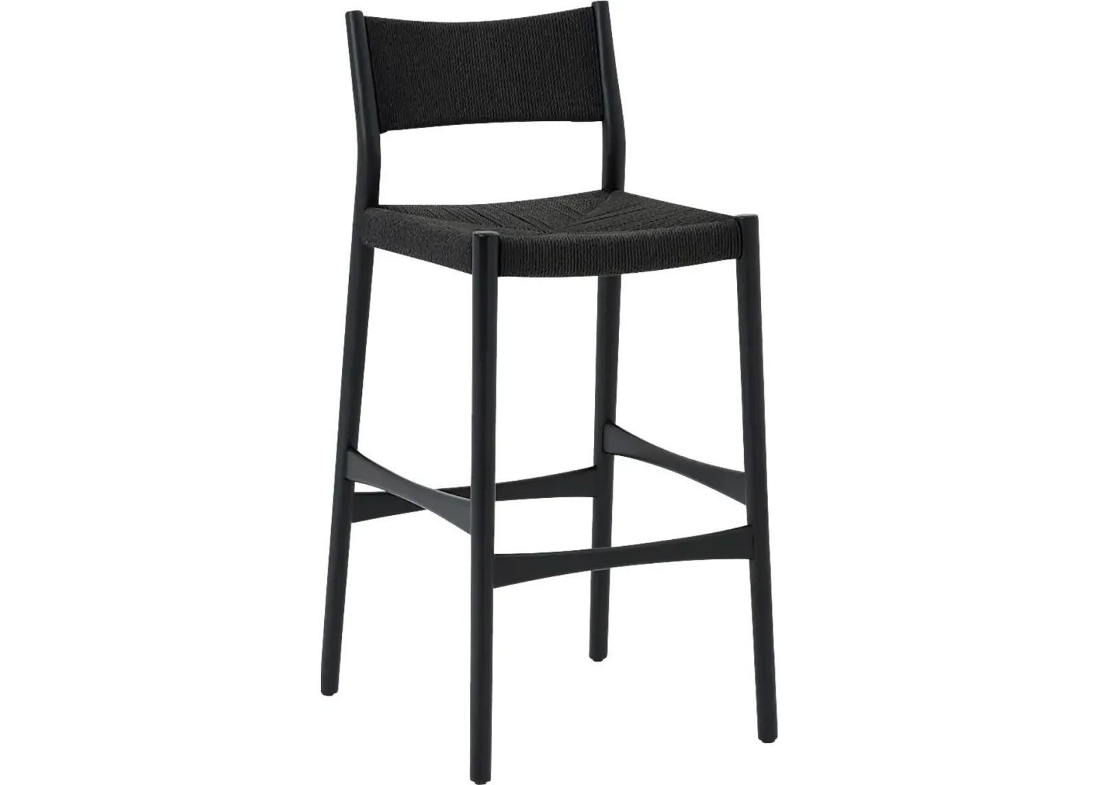 Wapemar Black Barstool