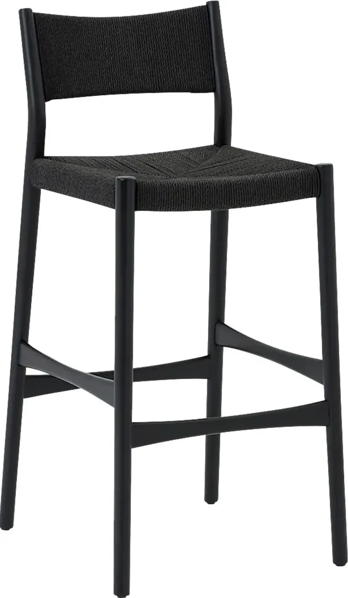 Wapemar Black Barstool