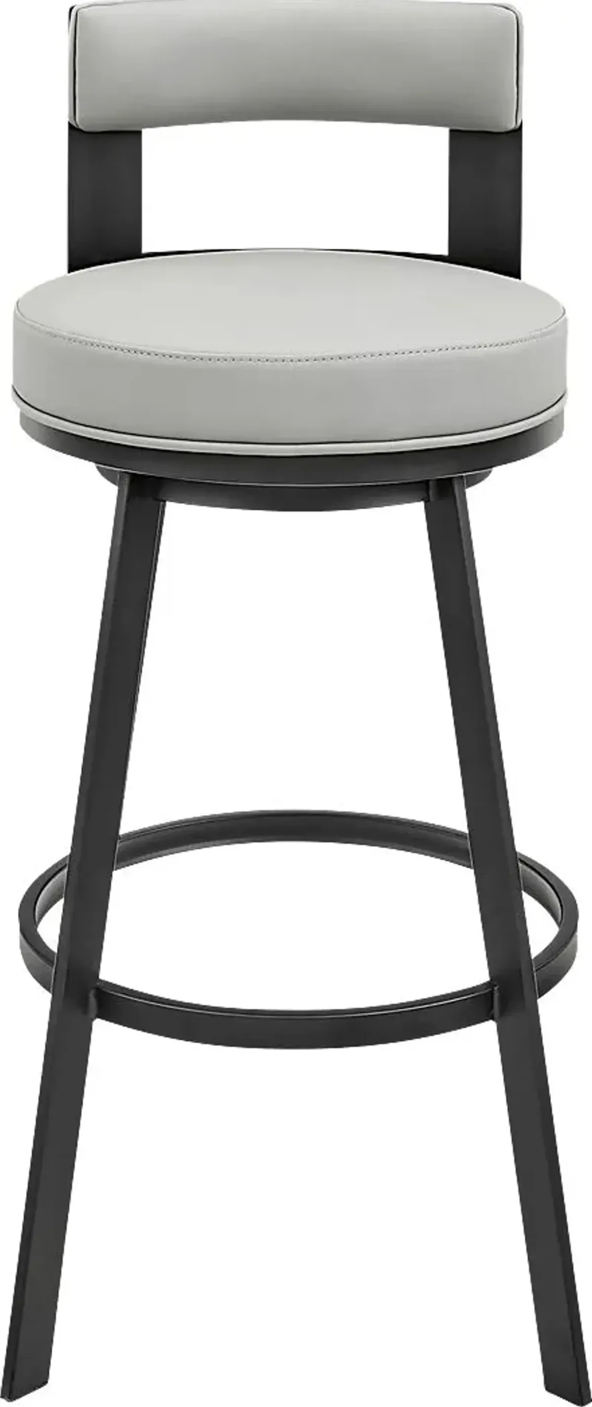 Camver Gray Swivel Barstool