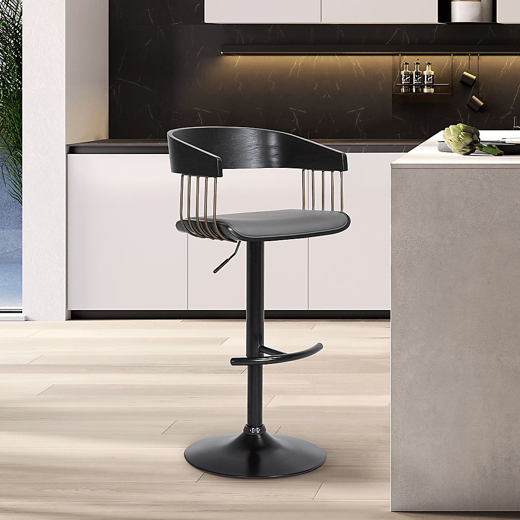 Tolleche Gray Adjustable Barstool