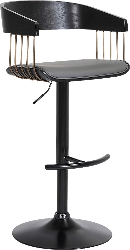 Tolleche Gray Adjustable Barstool