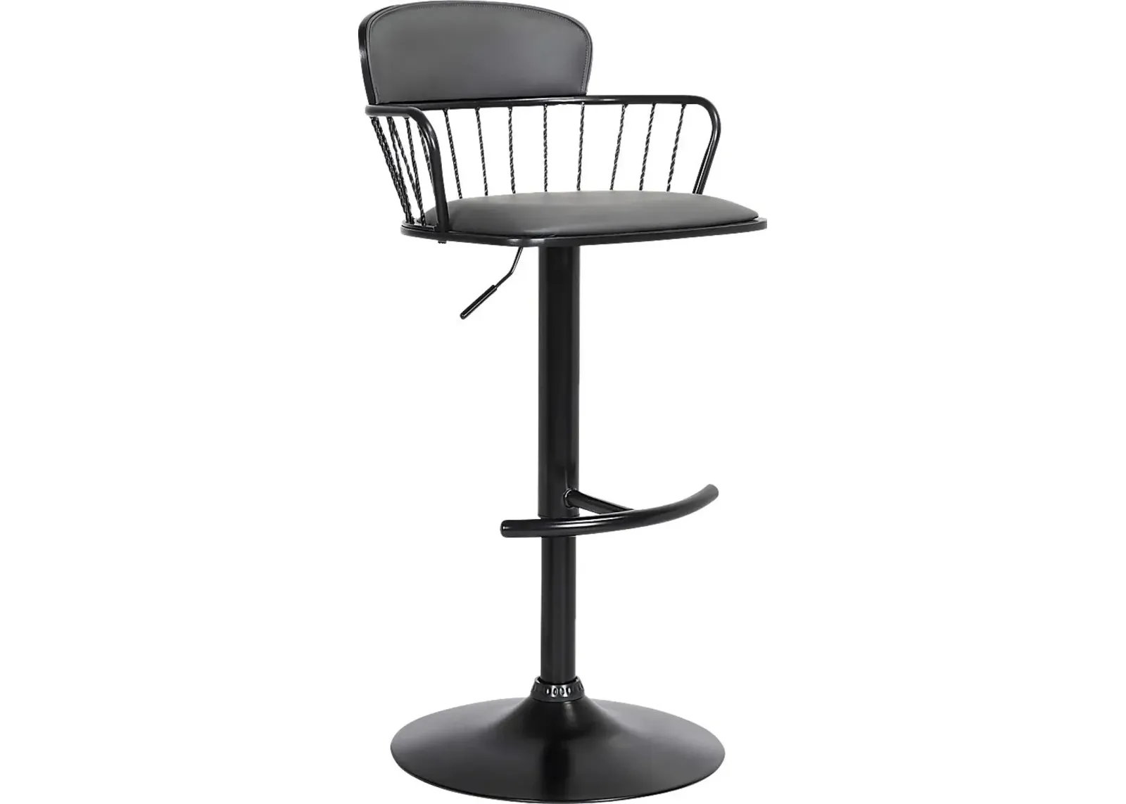 Suscroft Gray Adjustable Barstool