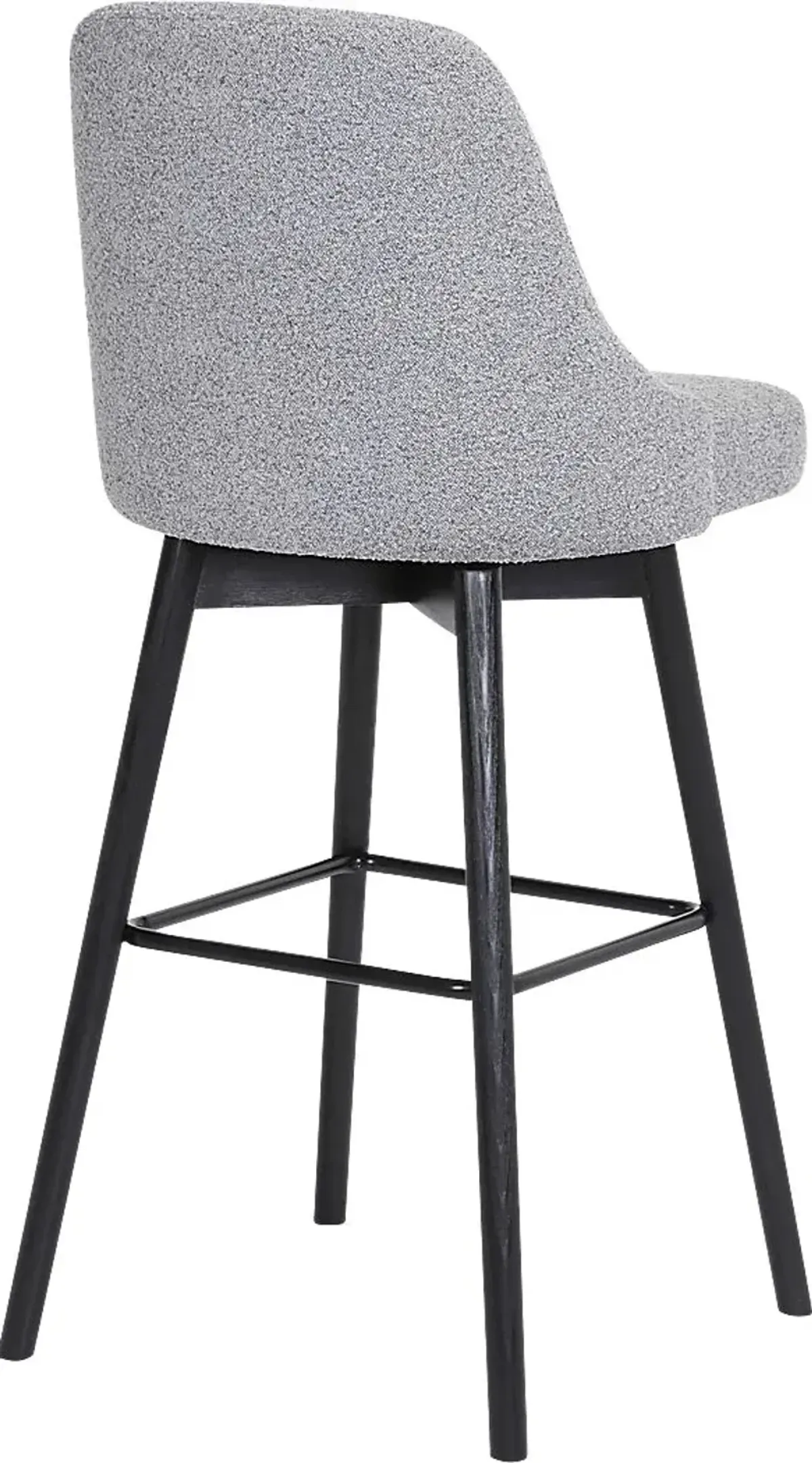 Minilita Gray Swivel Barstool