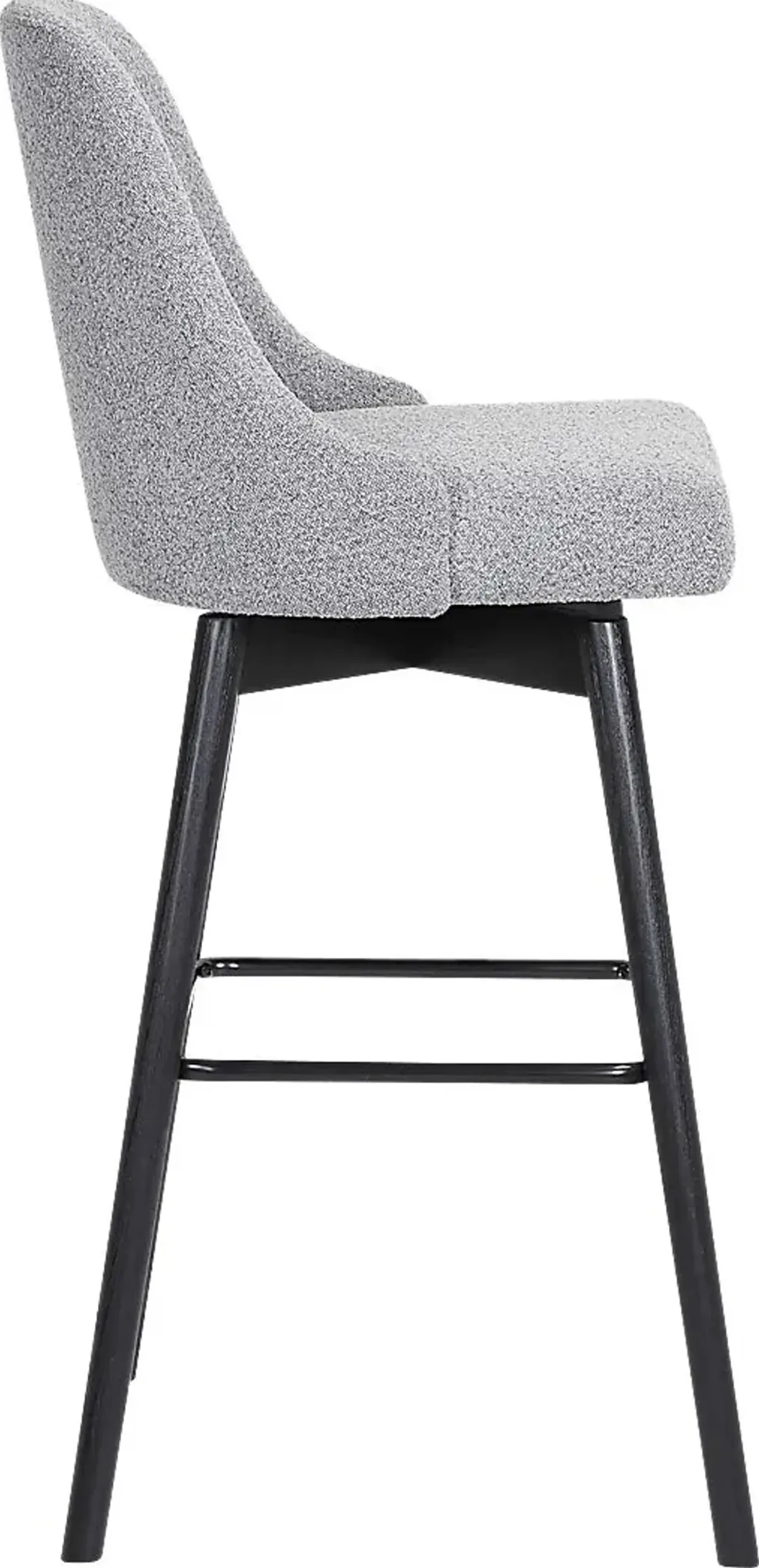 Minilita Gray Swivel Barstool