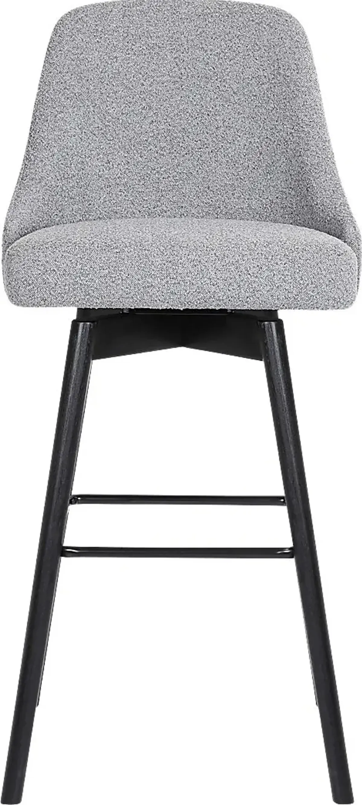 Minilita Gray Swivel Barstool