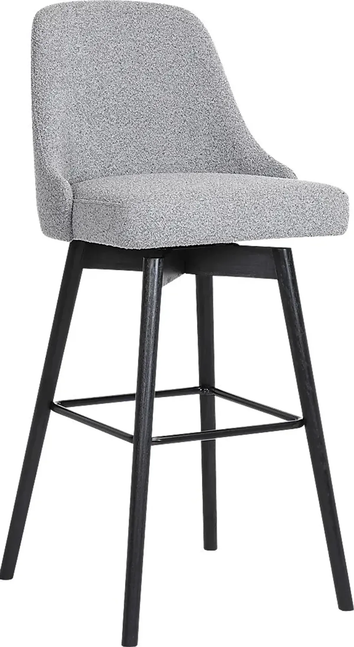 Minilita Gray Swivel Barstool