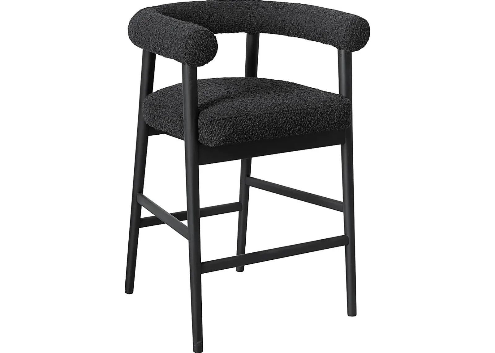 Calewood Black Counter Stool