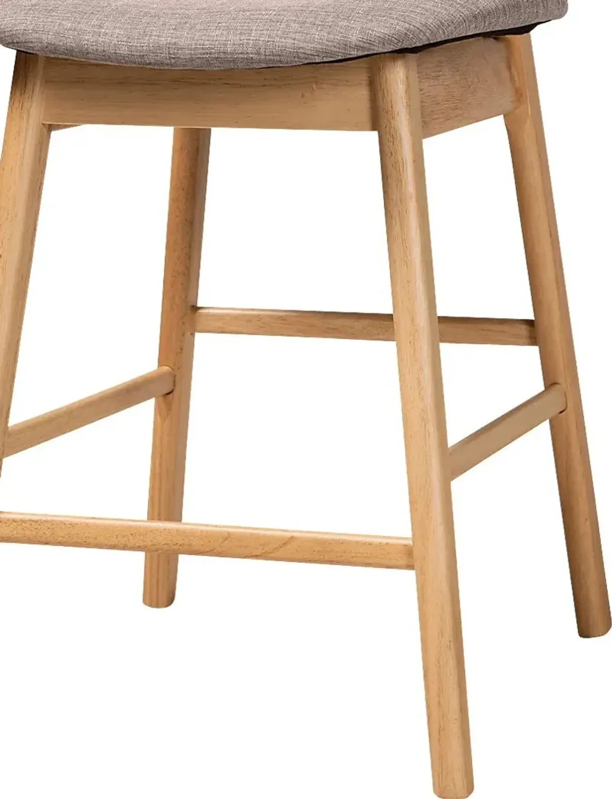 Alonesos Light Brown Counter Stool, Set of 2