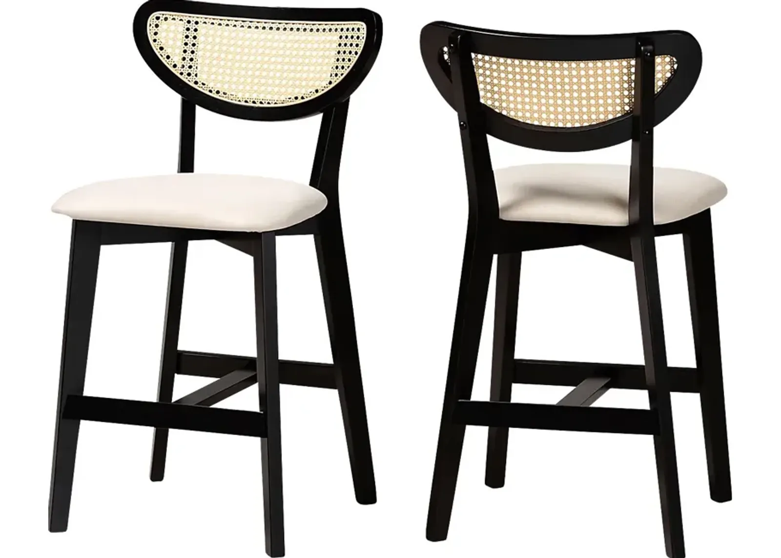 Hartzler Black Counter Stool, Set of 2