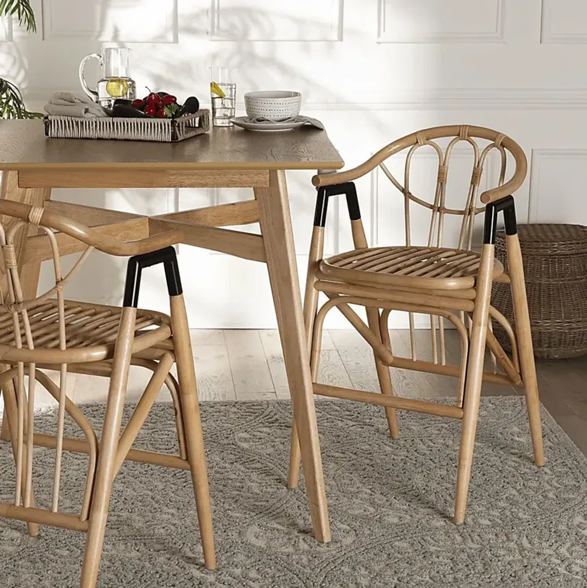 Graustark Natural Counter Stool