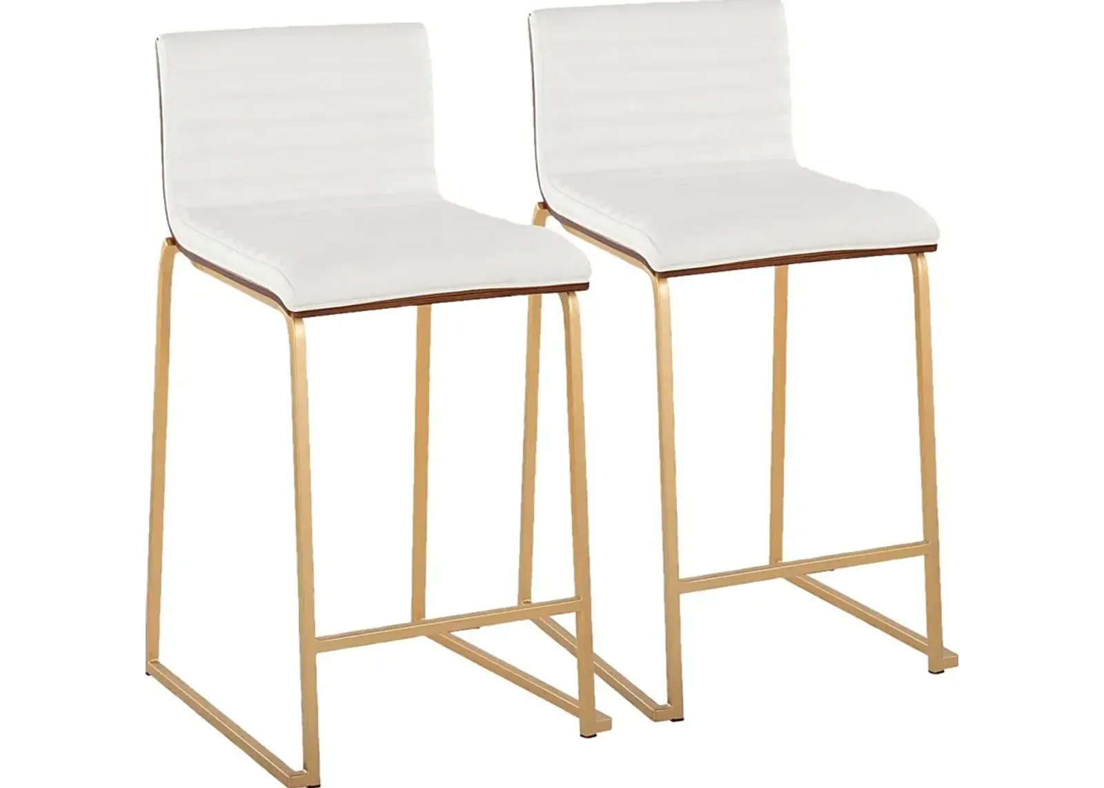 Tatesbrook I White Counter Height Stool, Set of 2