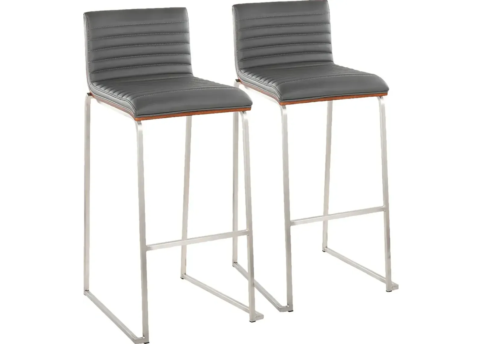 Tatesbrook VI Gray Barstool, Set of 2