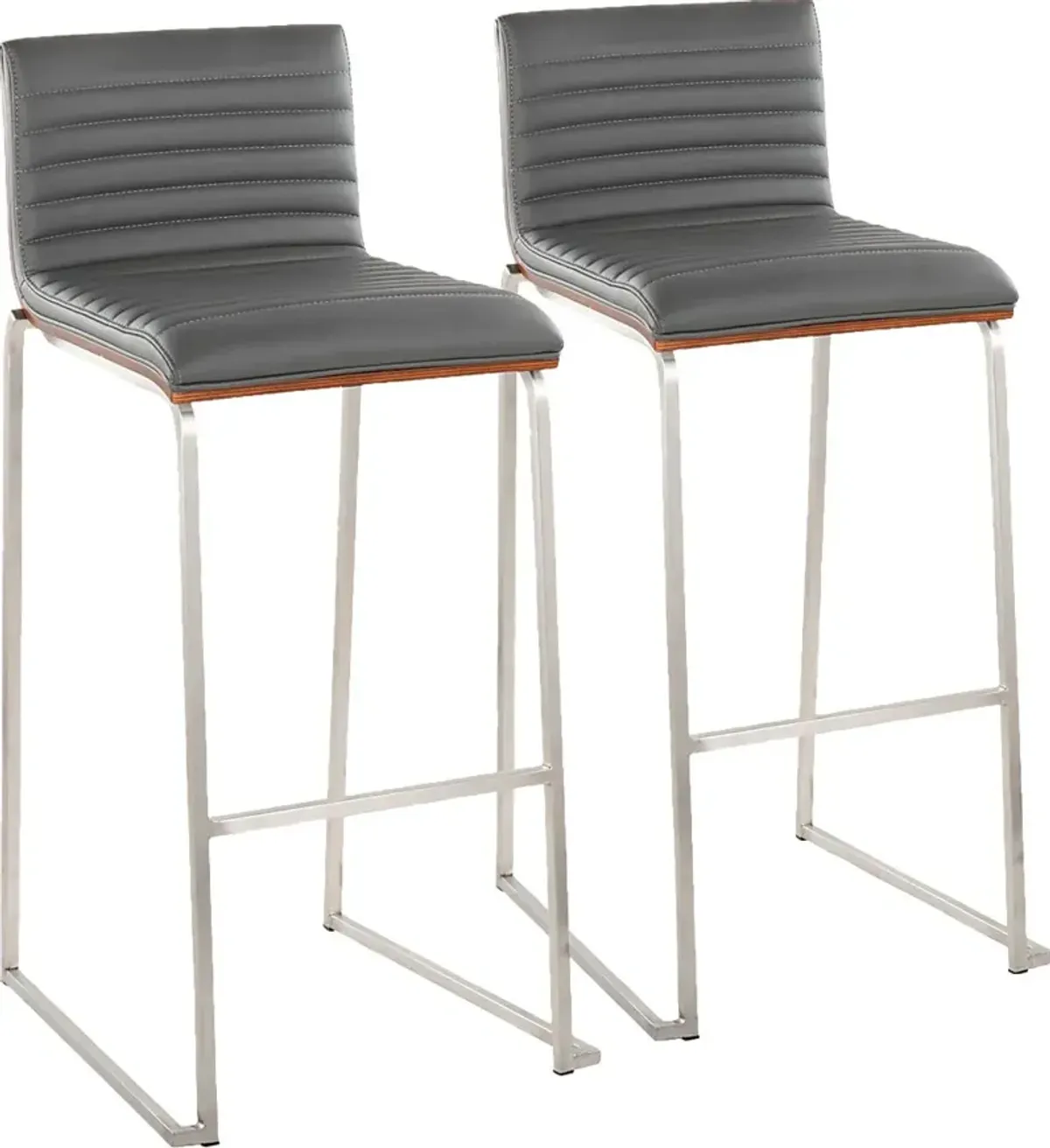 Tatesbrook VI Gray Barstool, Set of 2