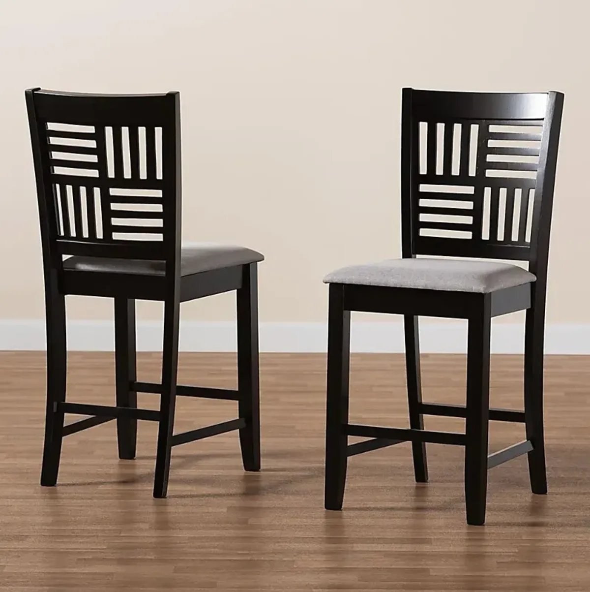 Whitla Gray Counter Stool, Set of 2