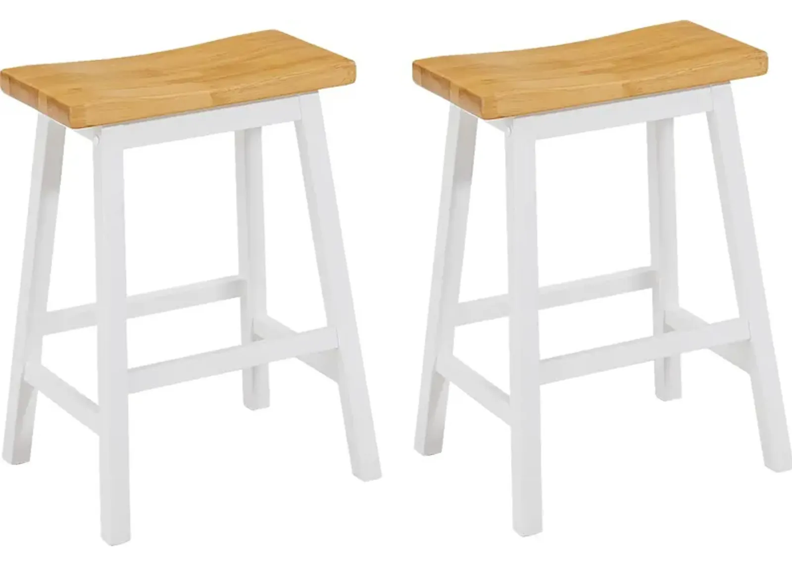 Frear Light Oak Counter Stool, Set of 2