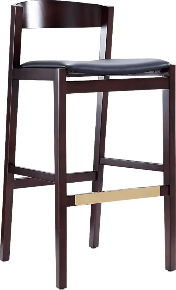 Melliville Black Barstool