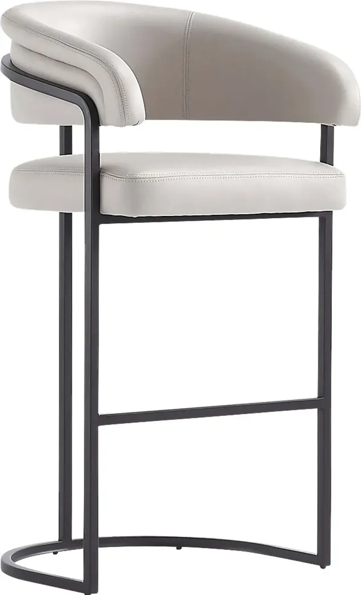 Absalom Light Gray Barstool