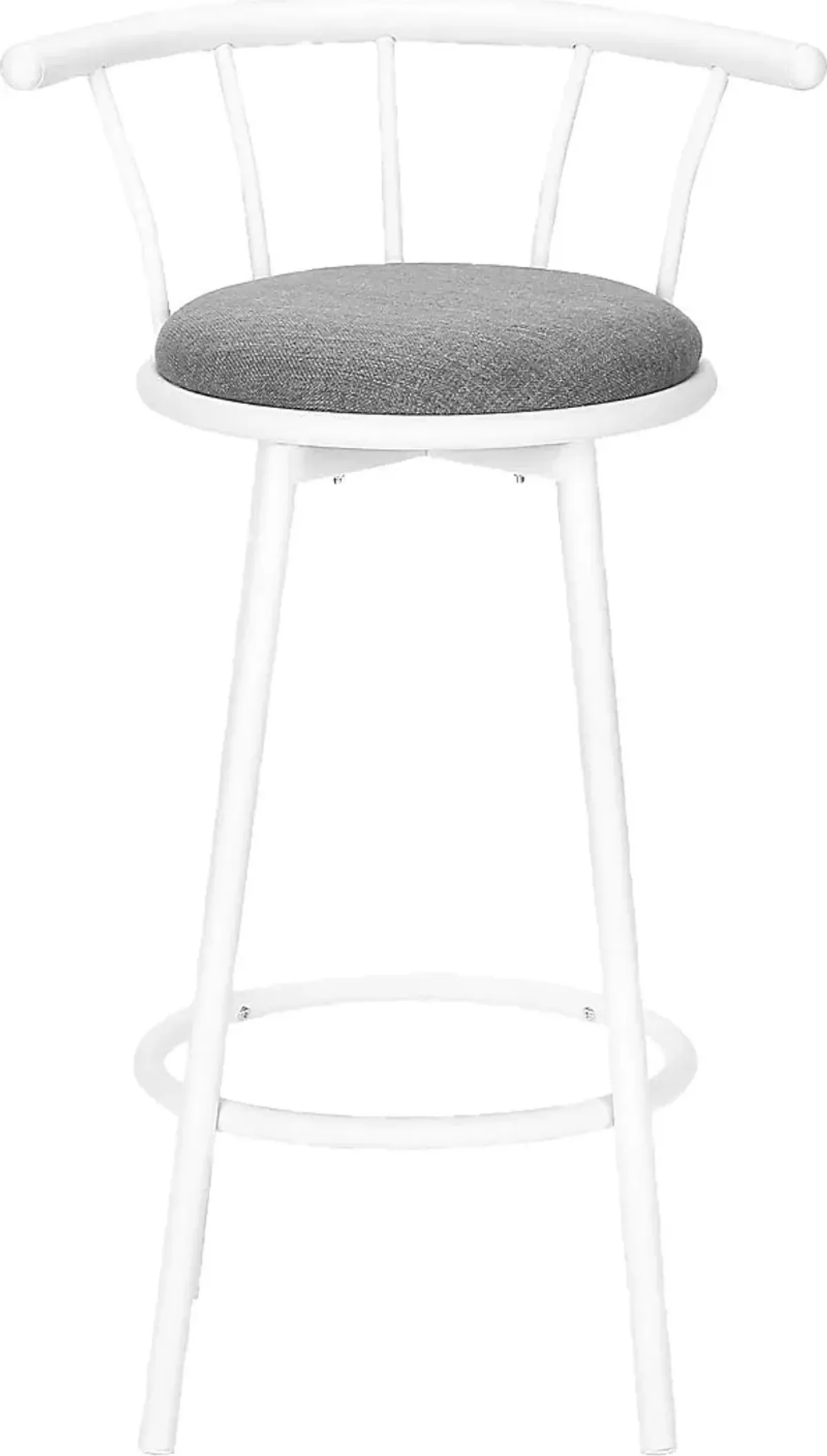 Sesslie Gray Swivel Barstool, Set of 2