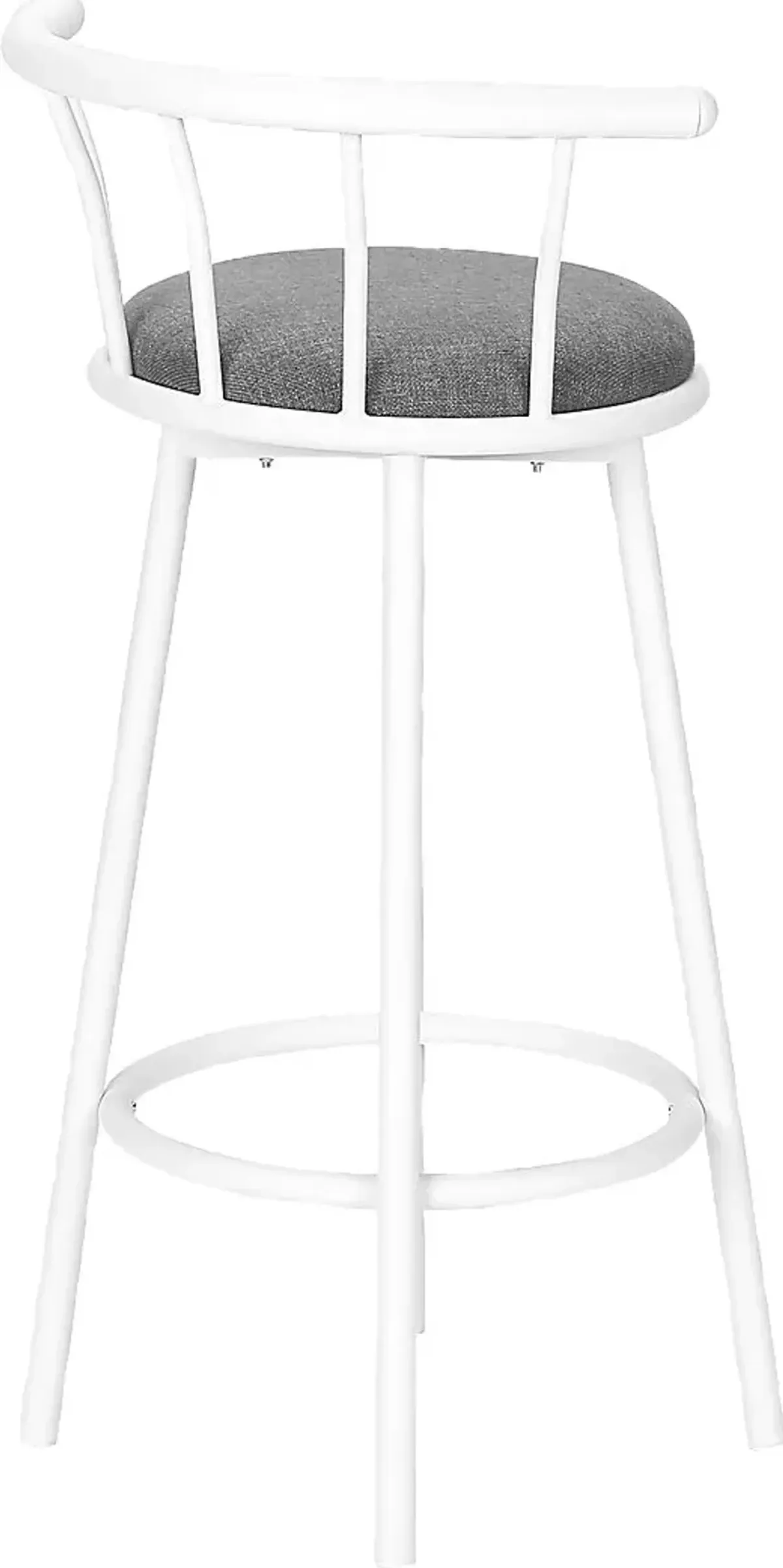 Sesslie Gray Swivel Barstool, Set of 2