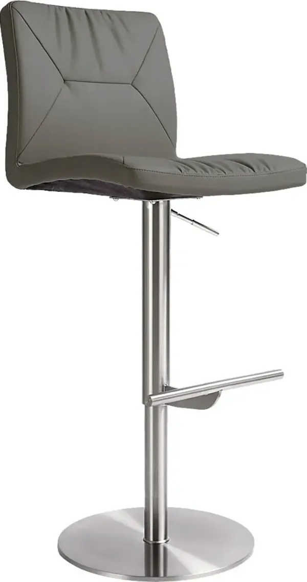 Limoneria Dark Gray Adjustable Barstool