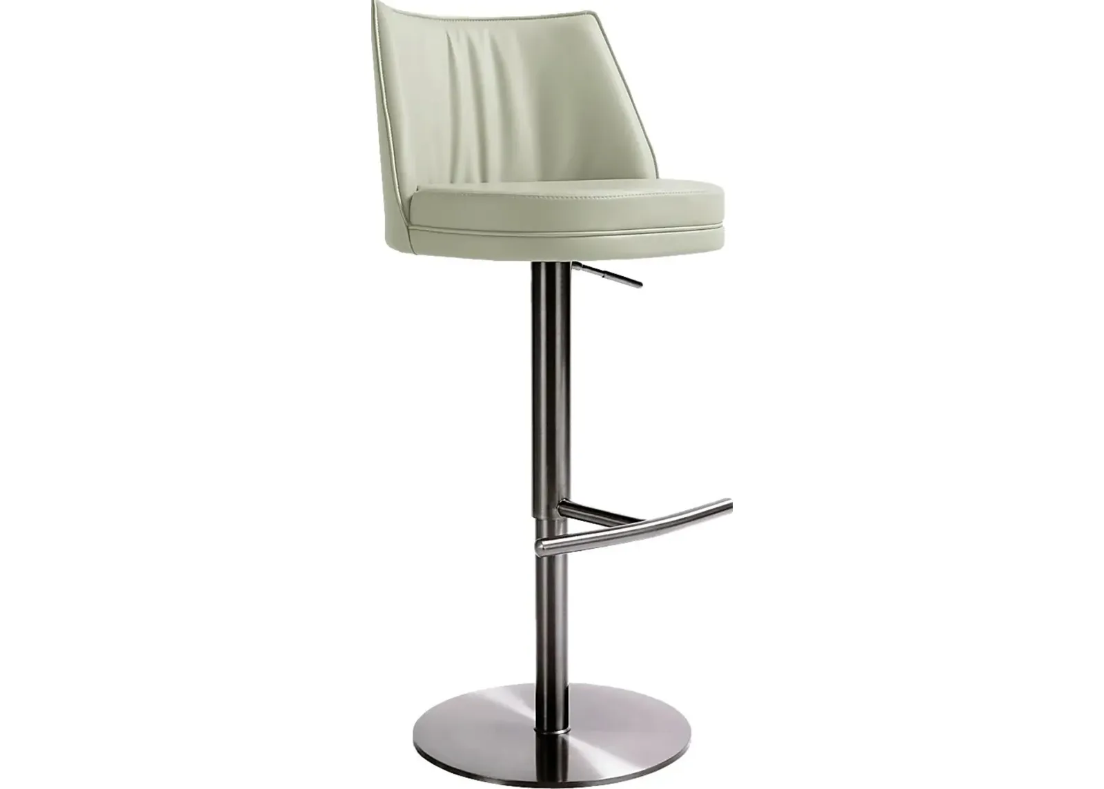 Tuolomne Light Gray Adjustable Barstool