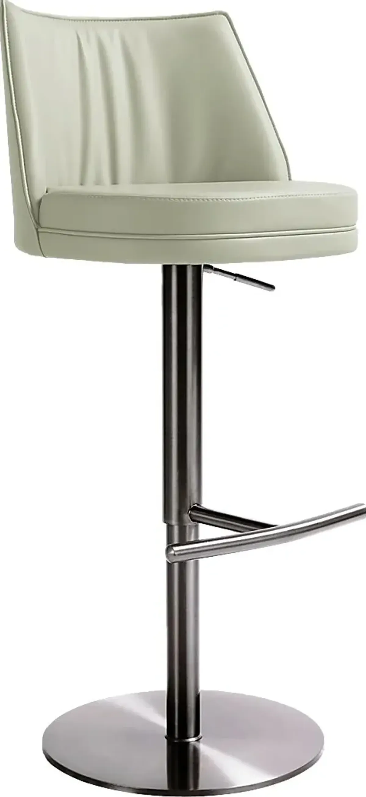 Tuolomne Light Gray Adjustable Barstool