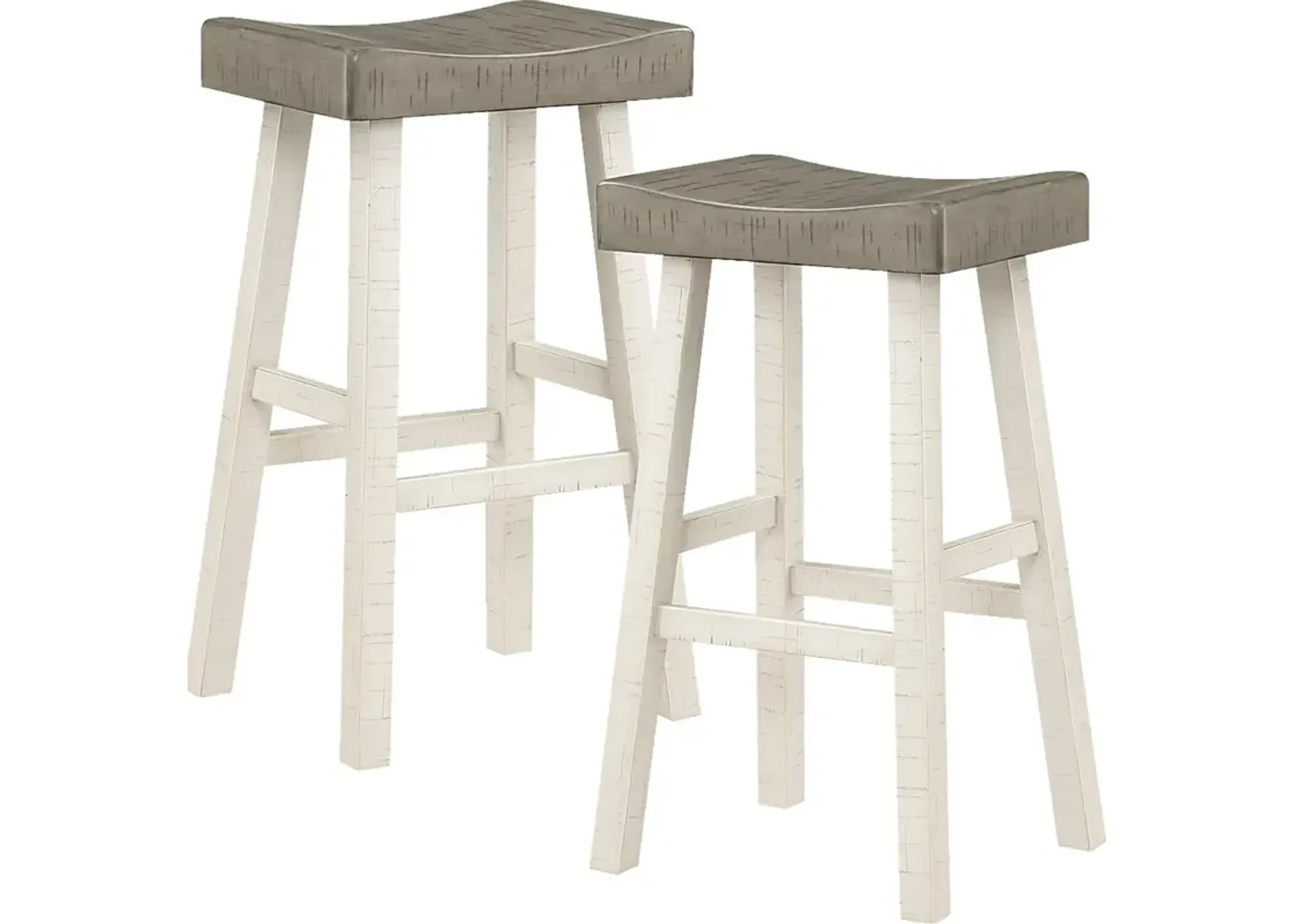 Mcewen Gray Bar Stool, Set of 2